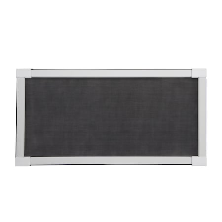 M-D Building Products M-D Building Products White Aluminum Adjustable Screen 10 in. W X 37 in. L 1 pk 14186